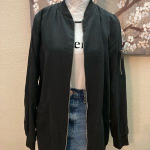 Black Bomber Jacket